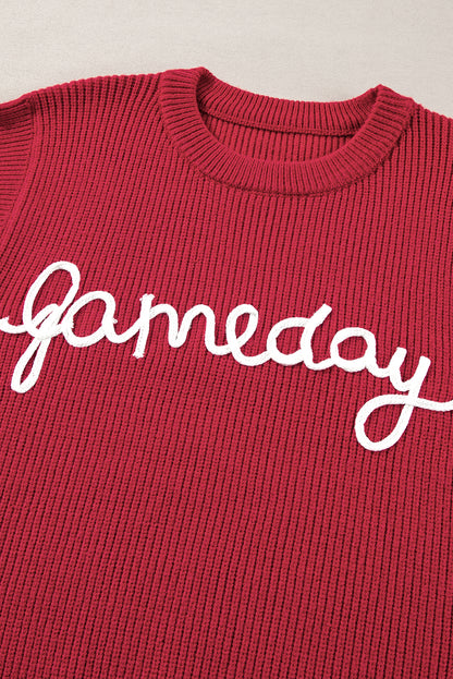 Racing Red Game Day Rugby Football Season Sweater Vest